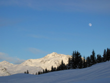 View from La Tania